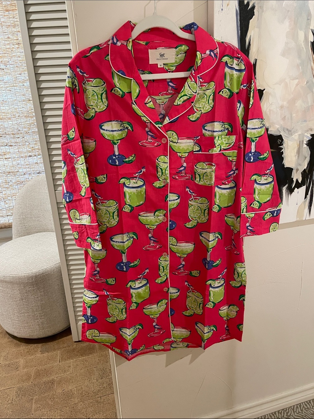 NWT Printfresh Margarita Sleep Shirt xs